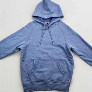 Levi’s Honestly Made Hoodie‎ Mens M Blue Cotton Pullover Kangaroo Pockets EUC
